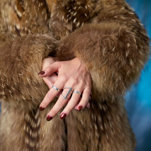 Vintage 80's Fur Coat/jacket - Picture 5 of 9